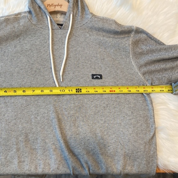 Billabong Waffle Knit Men’s Hoodie long sleeves Size M - Picture 9 of 10